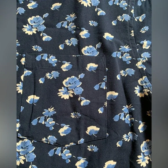 NWT! Fair Harbor Blue Floral 👕 Shirt The Casablanca Camp Shirt Size 2X - Picture 6 of 9